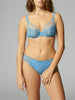 Full Coverage Plunge - Denim