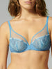 Full Coverage Plunge - Denim