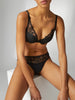 Bloom Triangle Contour - Black