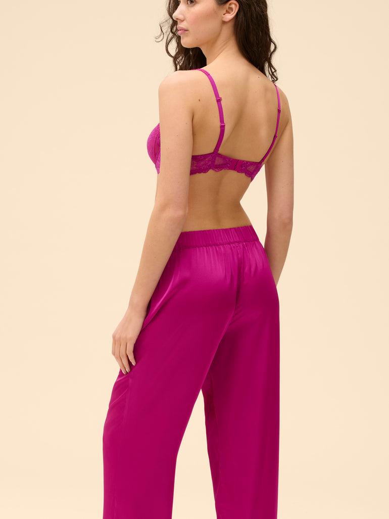 Squared neckline full cup bra - Azalea