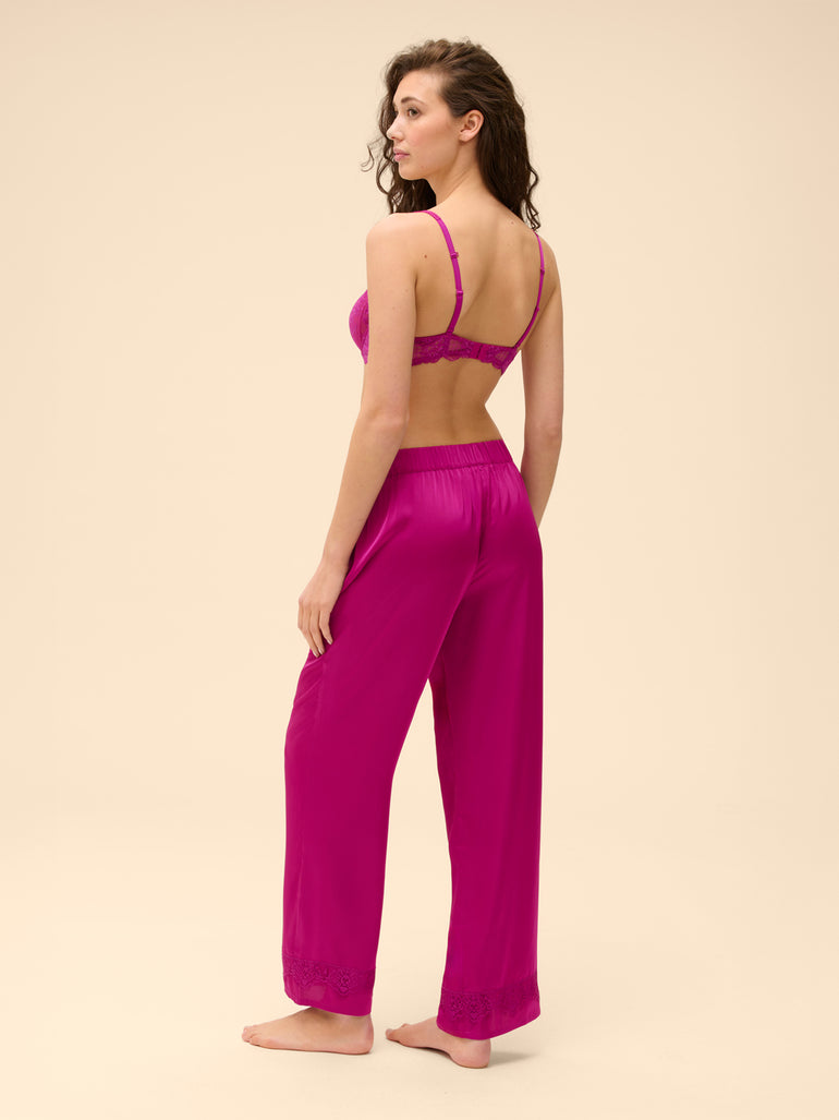 Squared neckline full cup bra - Azalea