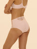 High-waist brief - Sakura pink