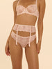 Suspender Belt - Sakura pink