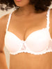 3D moulded bra - White