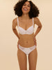 3D moulded bra - White
