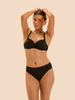 3D moulded bra - Black