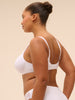 Rigid moulded bra - White