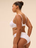 Rigid moulded bra - White