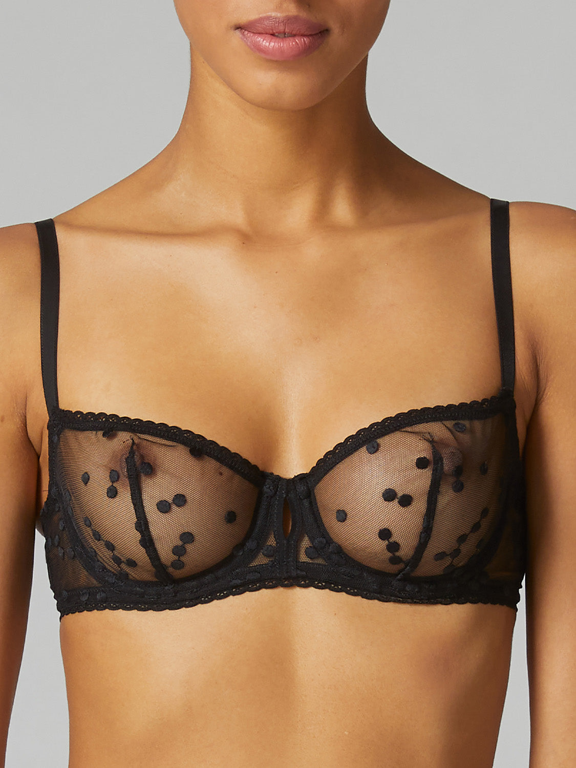 Sheer Demi - Black