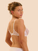 Half cup bra - White