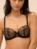 Half cup bra - Black