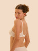 3D plunge bra - Natural