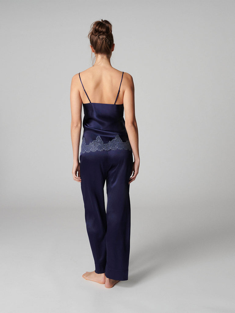 Dream Silk Pant - Midnight