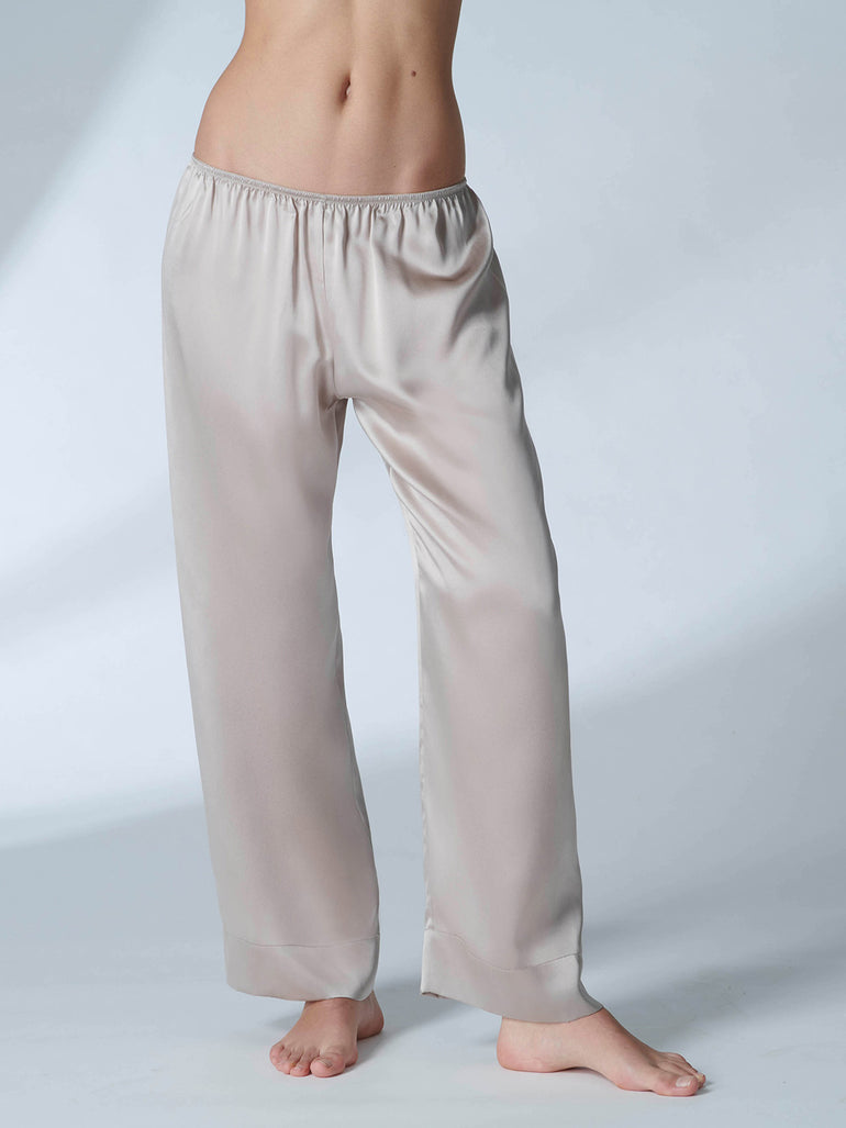 Silk Pant - Moonstone