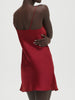 Dream Silk Dress - Tango Red