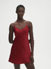 Dream Silk Dress - Tango Red