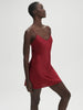 Dream Silk Dress - Tango Red