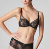 Saga Full Coverage Plunge - Black