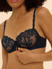 Half cup bra - Sapphire