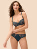 Half cup bra - Prestige Blue