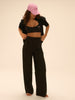 Black Soft cup triangle bra - Limited Edition « CLUB TOUCH, CARE & LOVE »