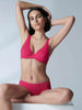 Full Coverage Plunge - Fuschia