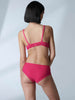 Full Coverage Plunge - Fuschia
