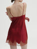 Nocturne Silk Dress - Tango Red