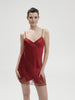 Nocturne Silk Dress - Tango Red