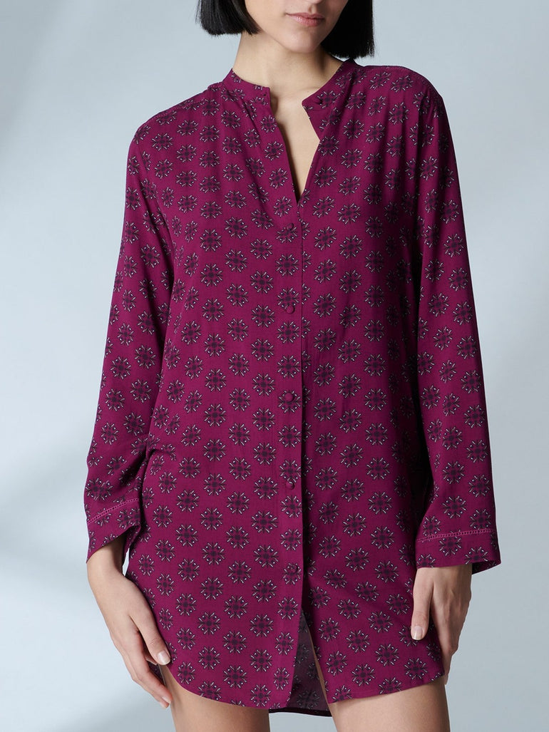 Night Shirt - Dragonfly Print