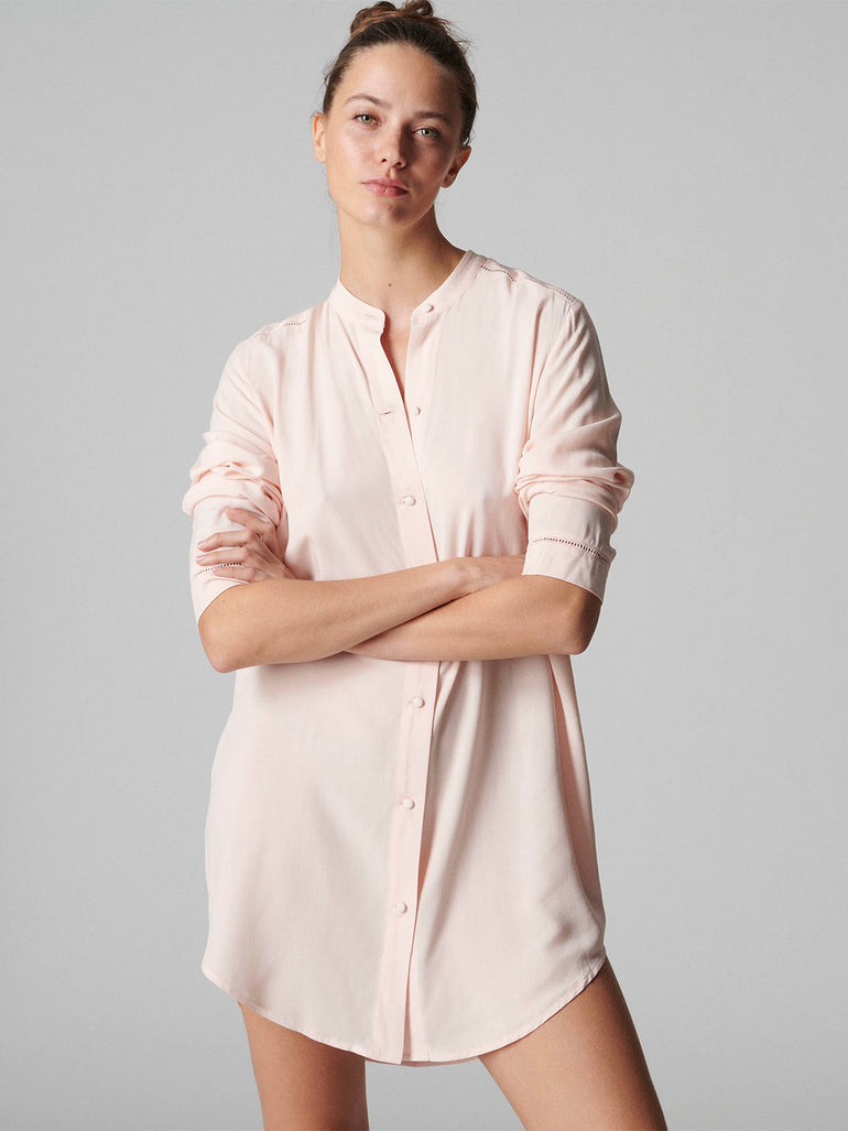 Songe Nightshirt - Petal Powder