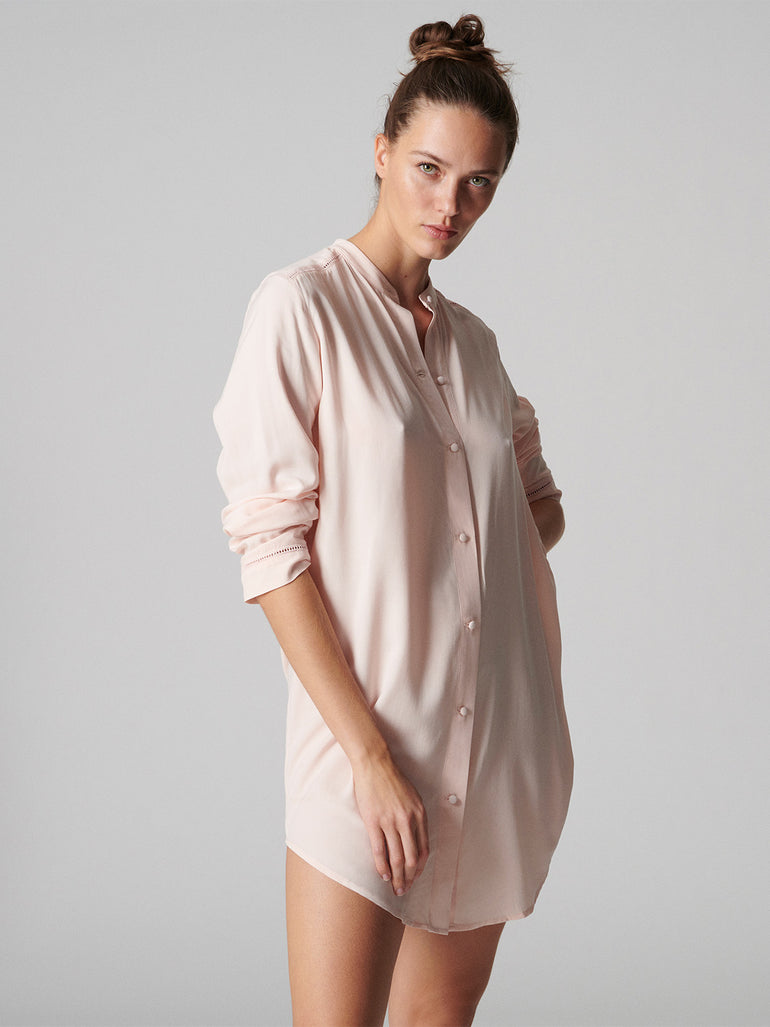 Songe Nightshirt - Petal Powder