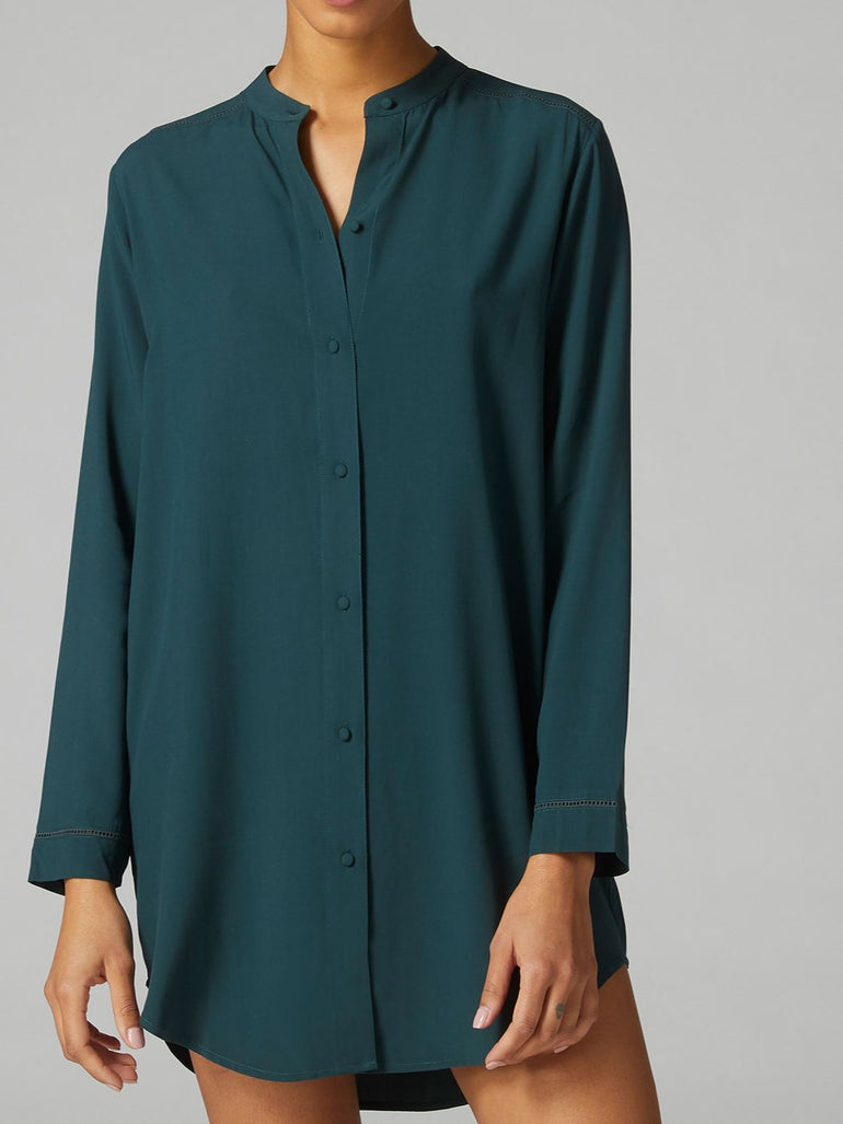 Night Shirt - Agate Green