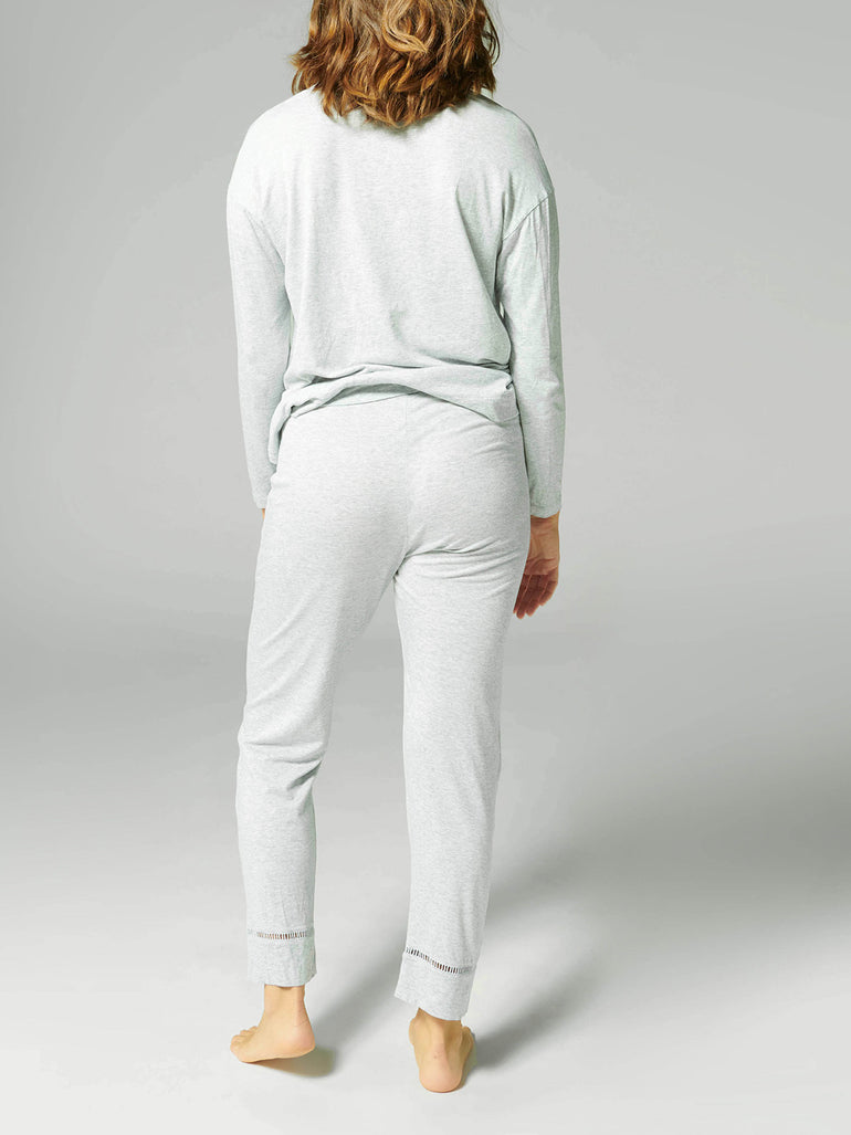 Brume Long Sleeve Top - Mineral Grey