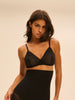 Soft cup triangle bra - Black