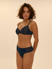 Moulded underwired bra - Midnight