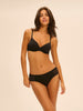 Spacer plunge bra - Black