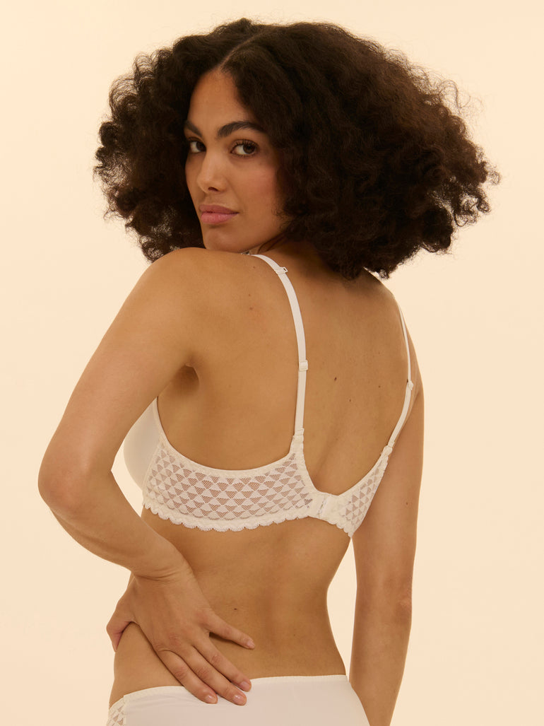 Spacer plunge bra - Natural