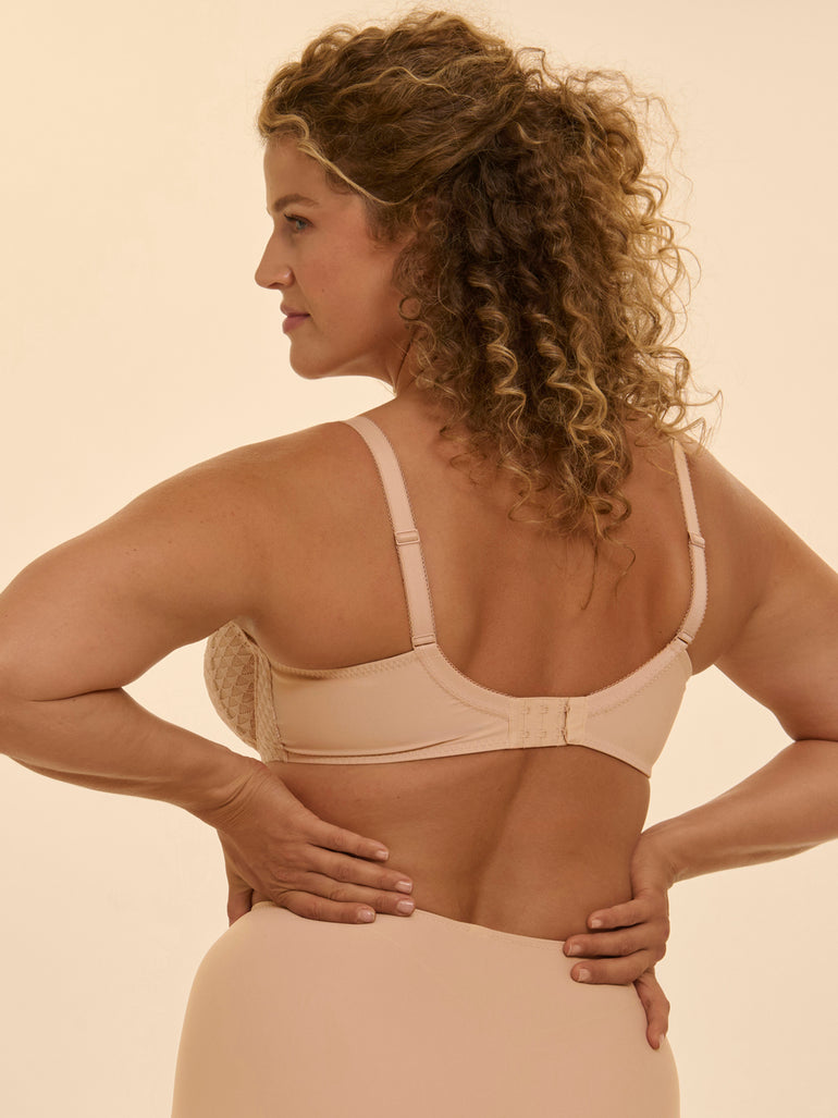 Full cup support bra - Peau rosée
