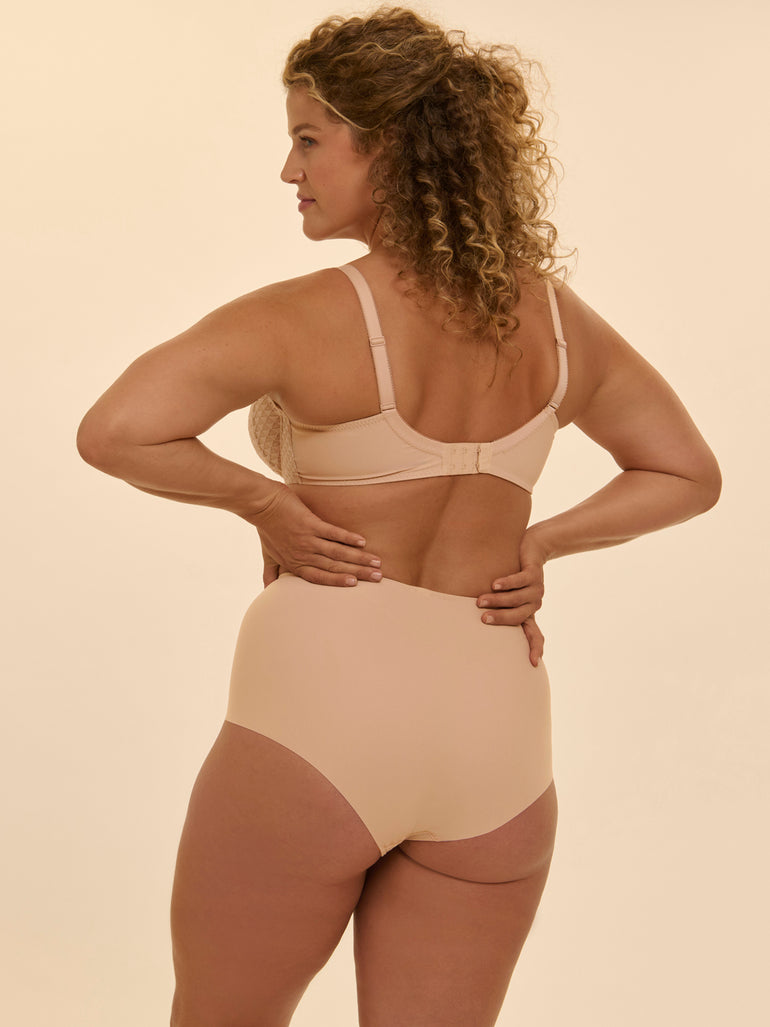 Full cup support bra - Peau rosée
