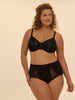 Moulded rigid underwired bra - Black