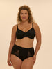 Moulded rigid underwired bra - Black