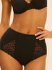 Control high-waist brief - Black