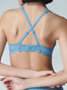 Freesia Sheer Underwire Triangle - Himalayan Blue