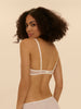 Full cup plunge bra - Natural