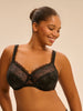 Full cup support bra - Black