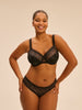 Full cup support bra - Black