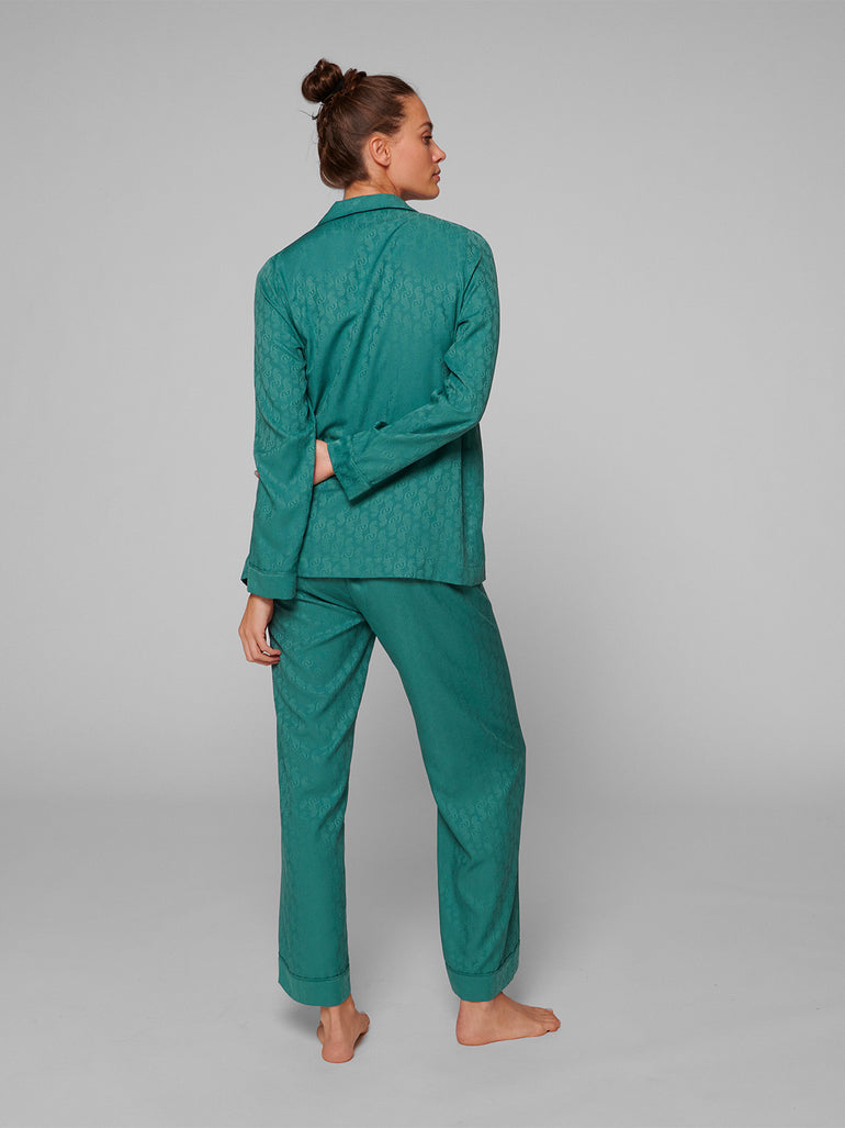 Caprice Long Sleeve Top - Boreal Green