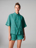 Caprice Short Sleeve Top  - Boreal Green