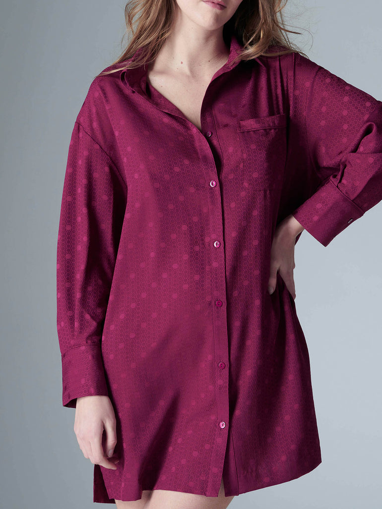 Night Shirt - Syrah